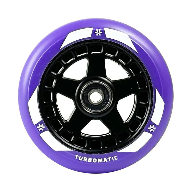 Hjul till sparkcykel Union Turbomatic V2 Pro Scooter Wheel 110mm Black/Purple