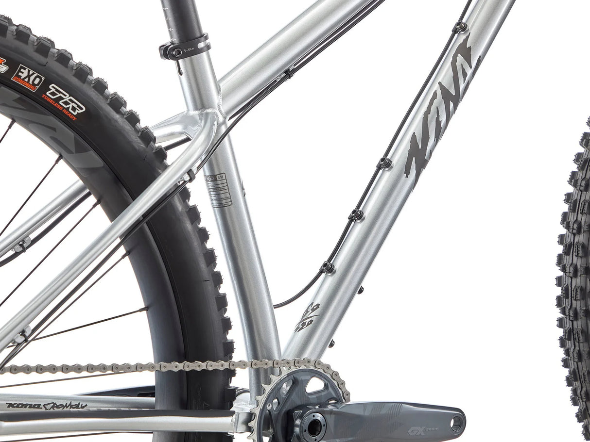 Polkupyörä KONA Honzo ESD, 29" Gloss Faux Chrome (hopea)
