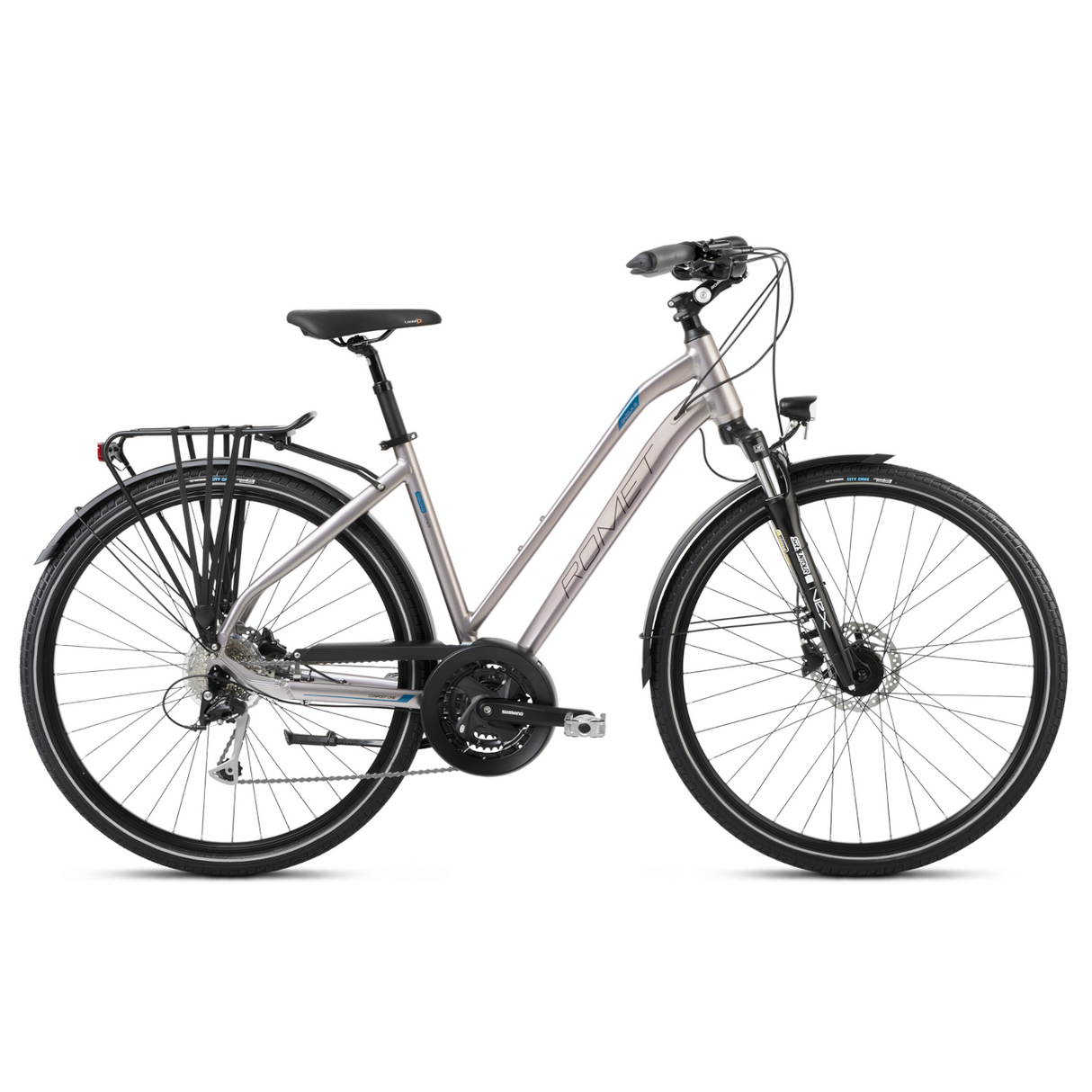 Cykel ROMET Gazela 8, grå-blå