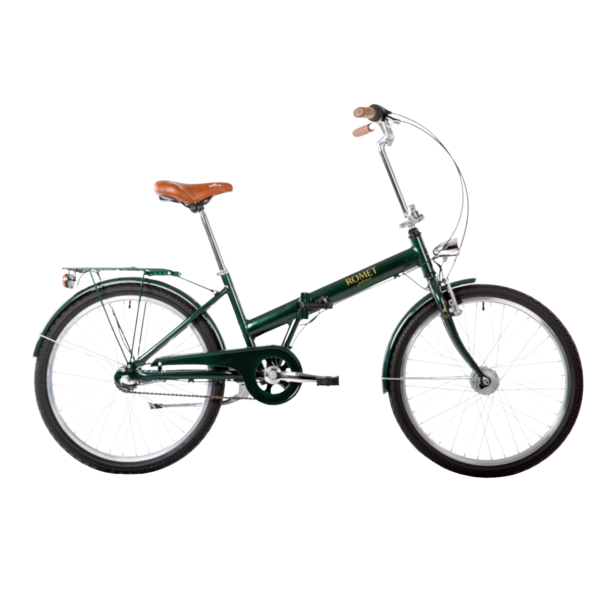 Hopfällbar cykel ROMET Jubilat Classic, 24" grön