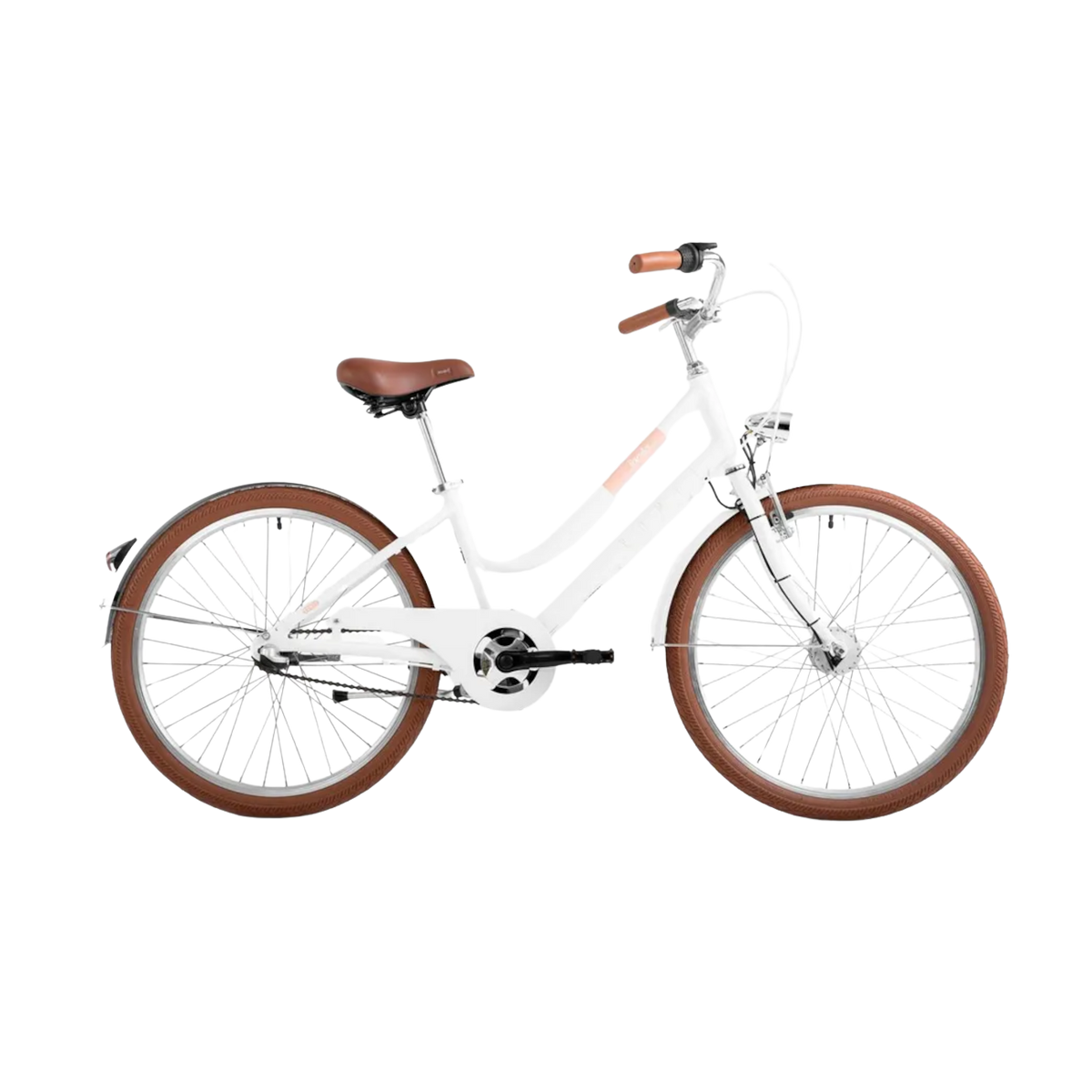 Flickcykel ROMET Panda 2, 24" vit-beige