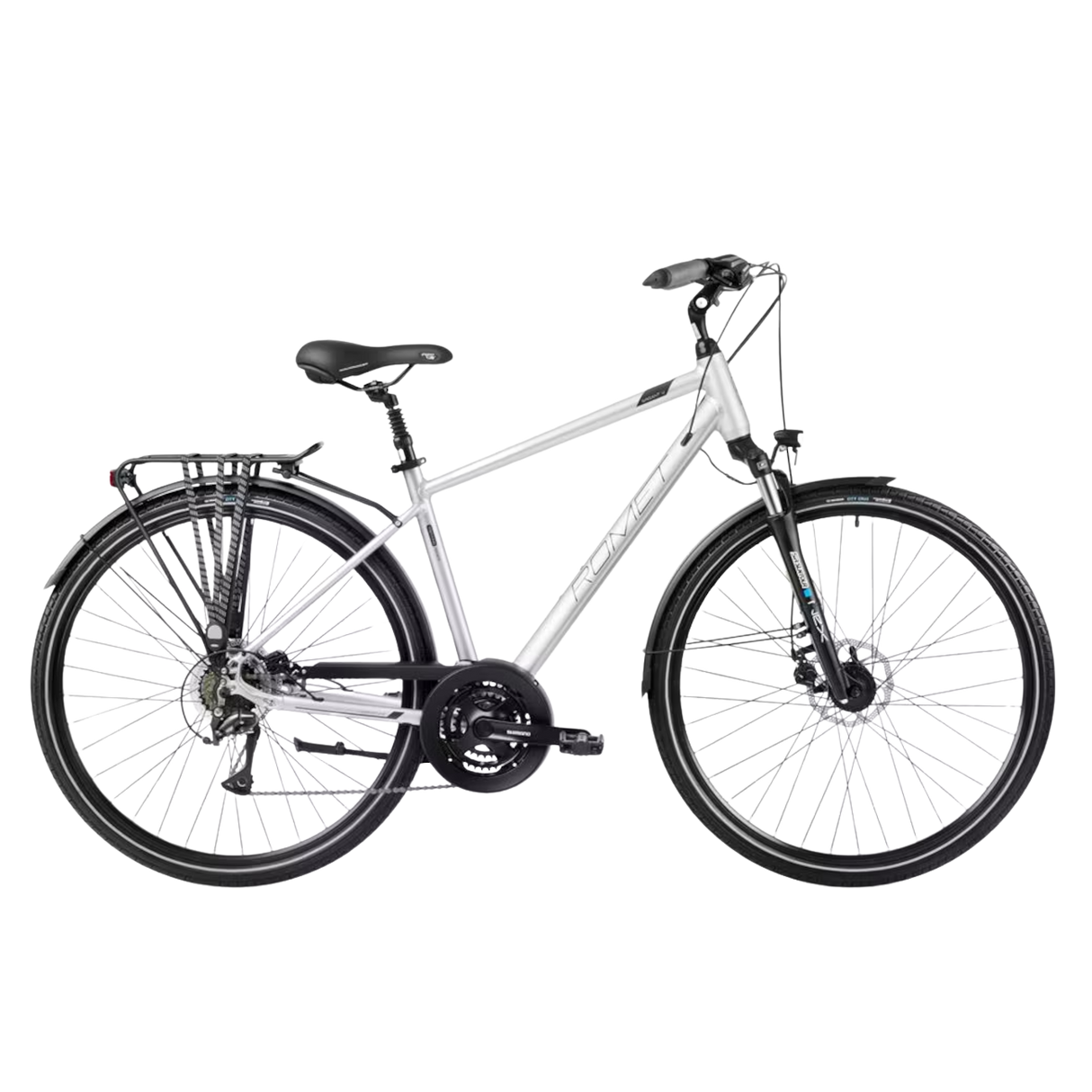 Cykel ROMET Wagant 4, silver-svart