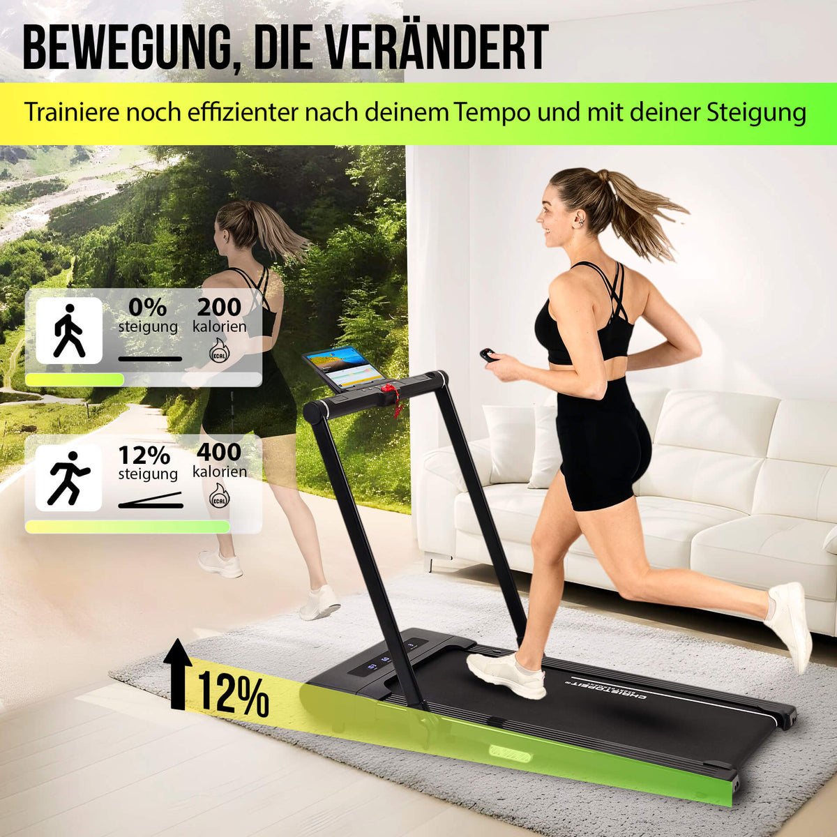 Löpband CHRISTOPEIT Walk Run Pro