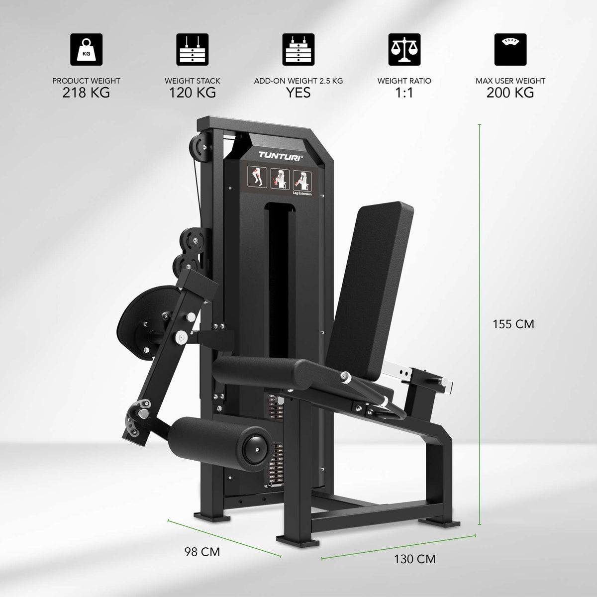 TUNTURI Platinum - Benspark - Viktmagasin V-Series