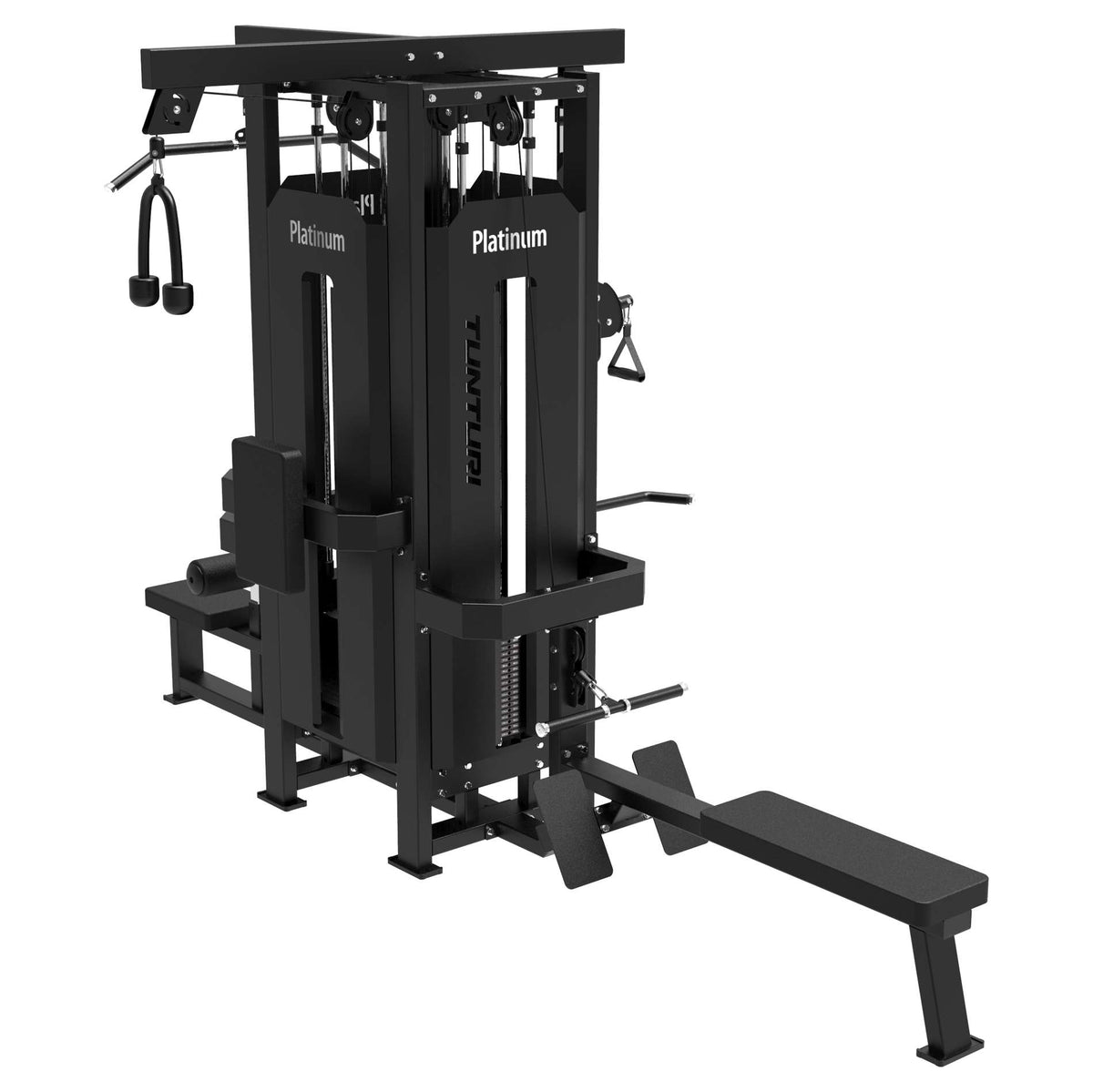 TUNTURI Platinum - Multistation/4 stationer - Viktmagasin - V-Series