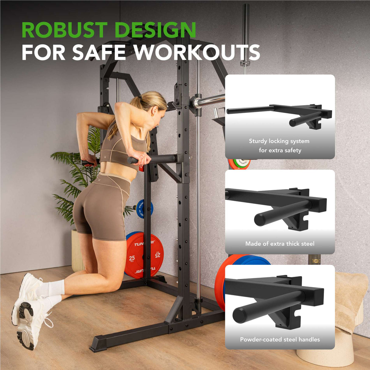 TUNTURI PR60 Power Rack – Dippikahvat