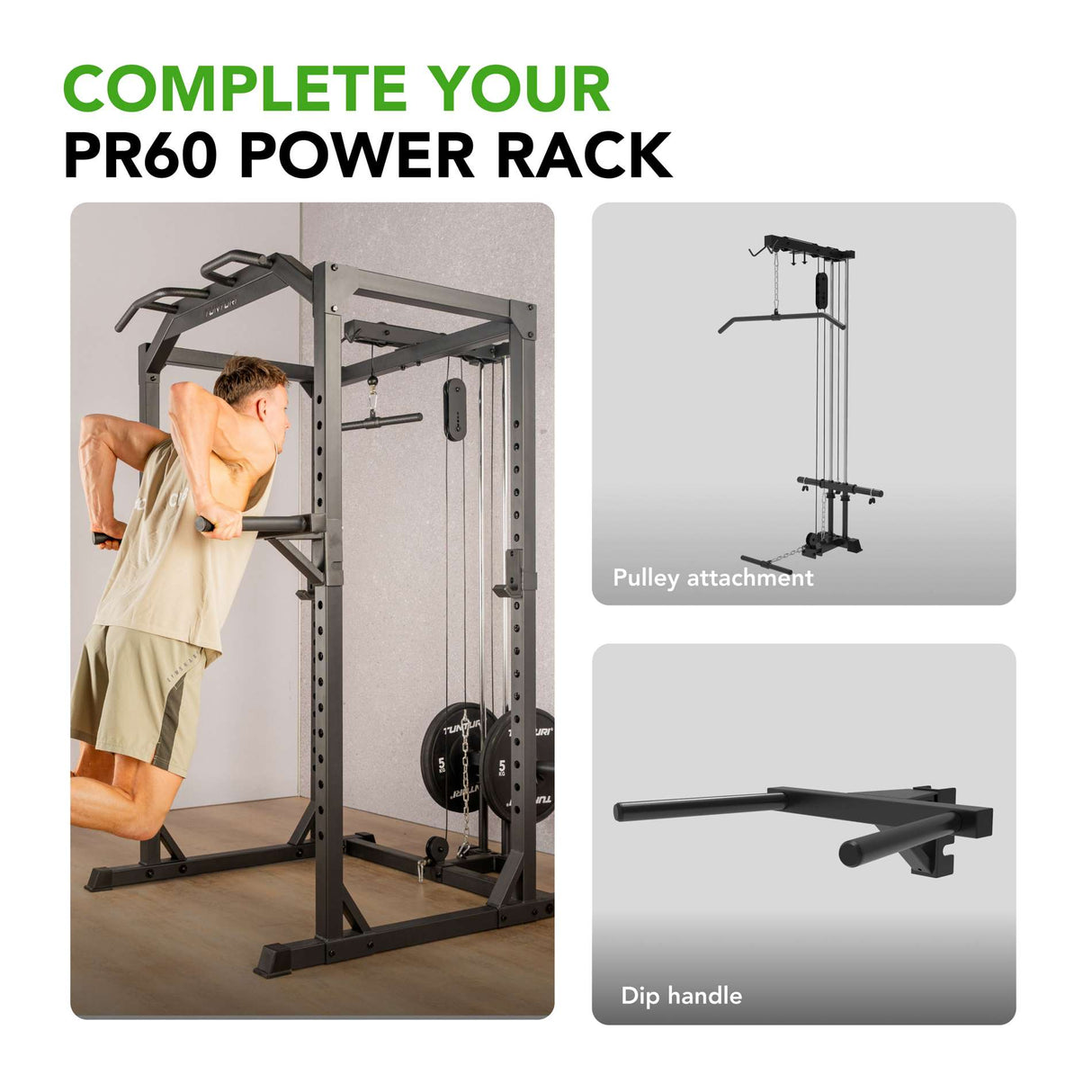 Knäböjsställ TUNTURI PR60 Power Rack