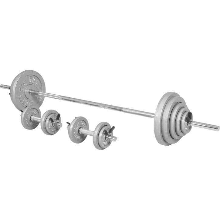 Skivstång Hantlar IRON Feder 100kg
