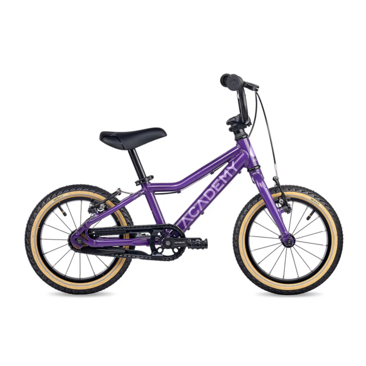 Ultralätt barncykel ACADEMY Grade 2, 14" Lila