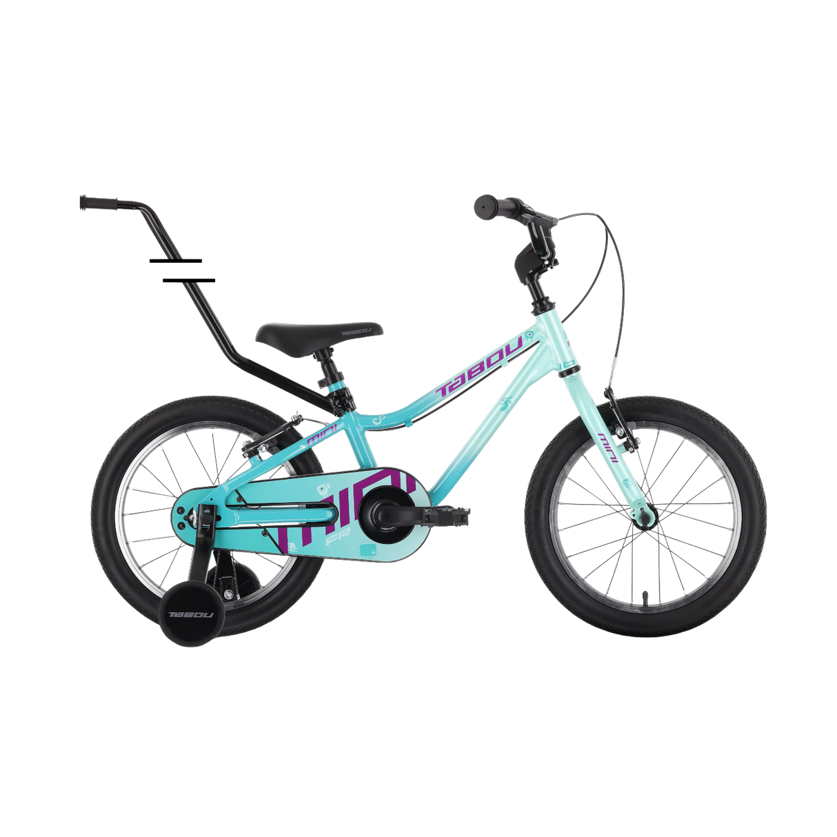 Barncykel TABOU Miss FR, 14" mint-lila