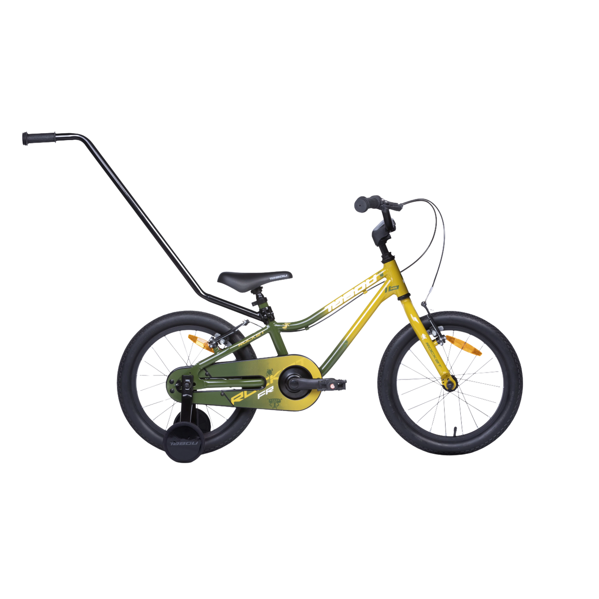 Barncykel TABOU Rocket FR, 20" grön-guld