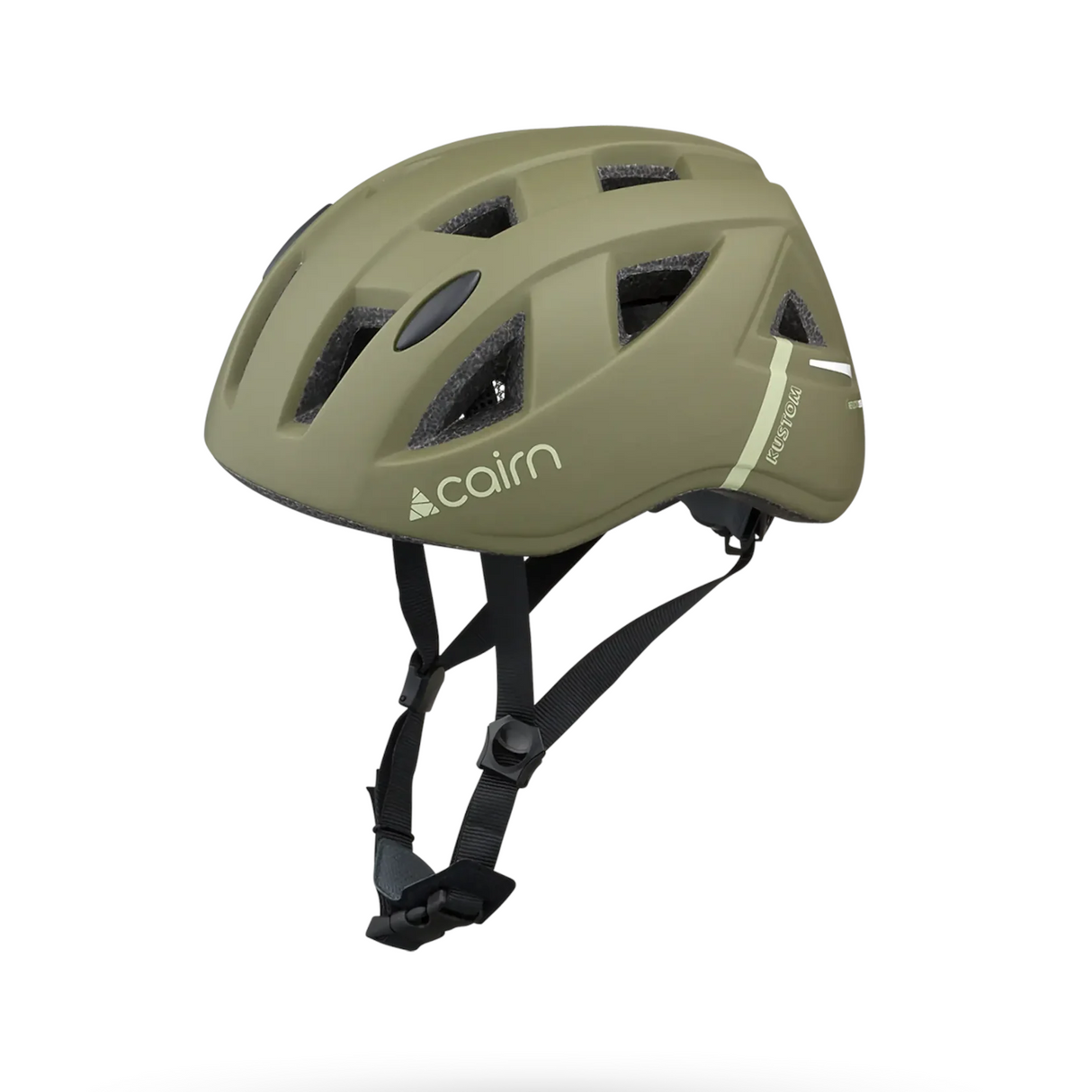 Barnhjälm CAIRN Kustom, Matte Olive, XS