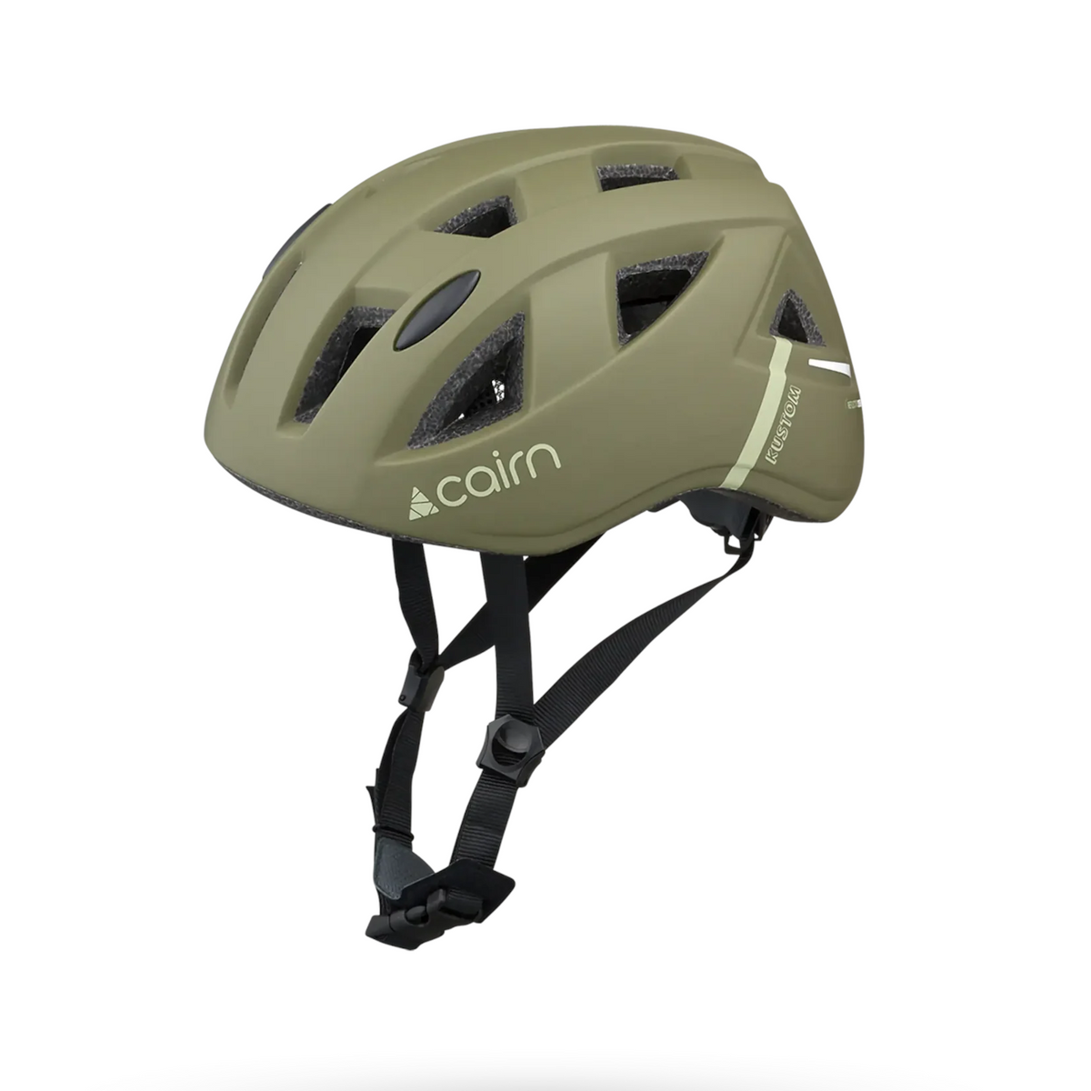 Barnhjälm CAIRN Kustom, Matte Olive, XS