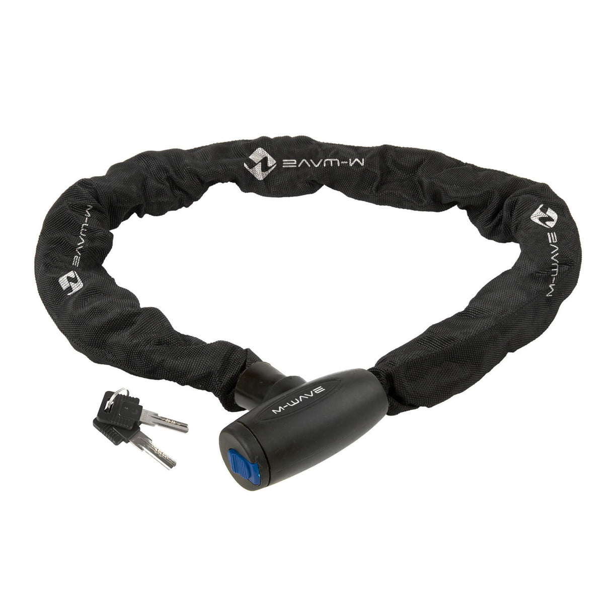 Polkupyörän lukko ketjulla ja M-Wave C10.11-avaimella