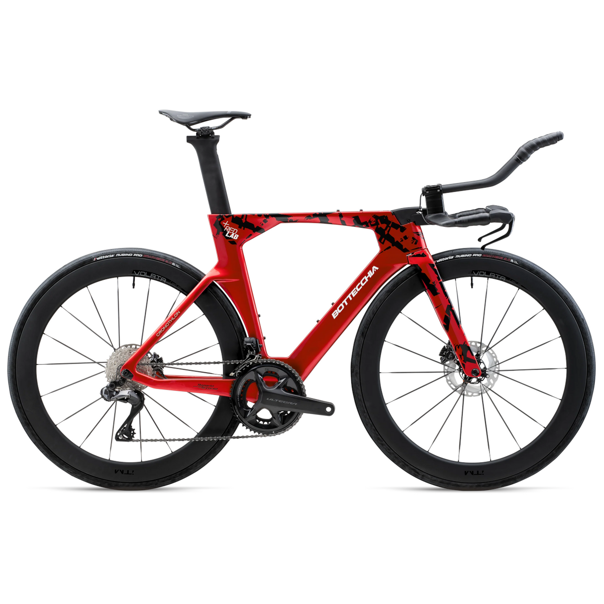 Road bike BOTTECCHIA Cronothlon, 81 Black Red