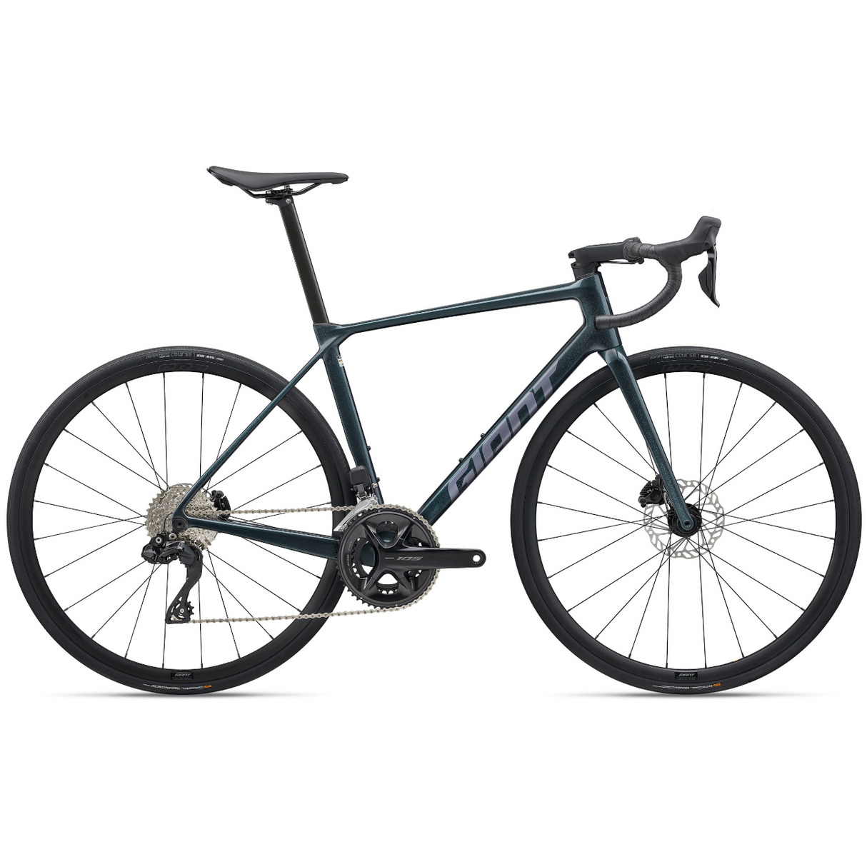 Landsvägscykel GIANT TCR Advanced 1 PC Asphalt Green