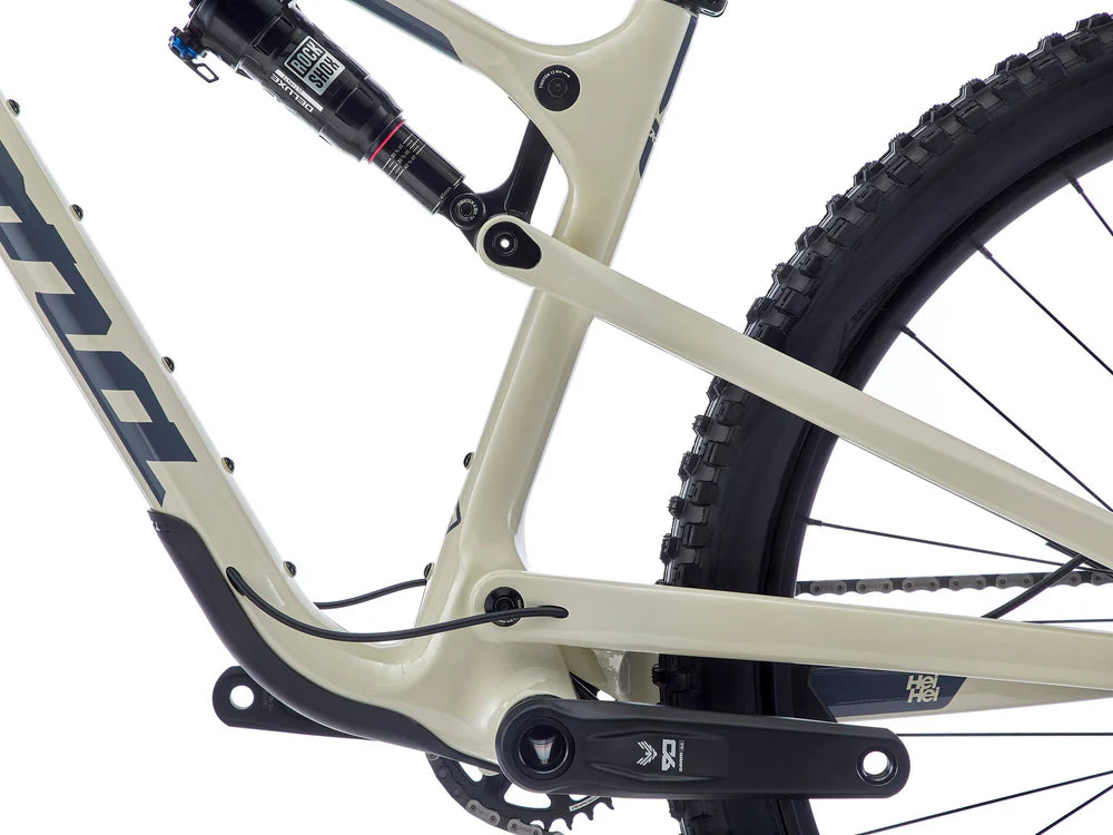 Mountain bike KONA Hei Hei CR (2025) Gloss Bone (Metallic Grey)