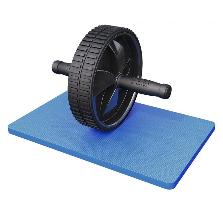 Ab Wheel Träningshjul ink matta