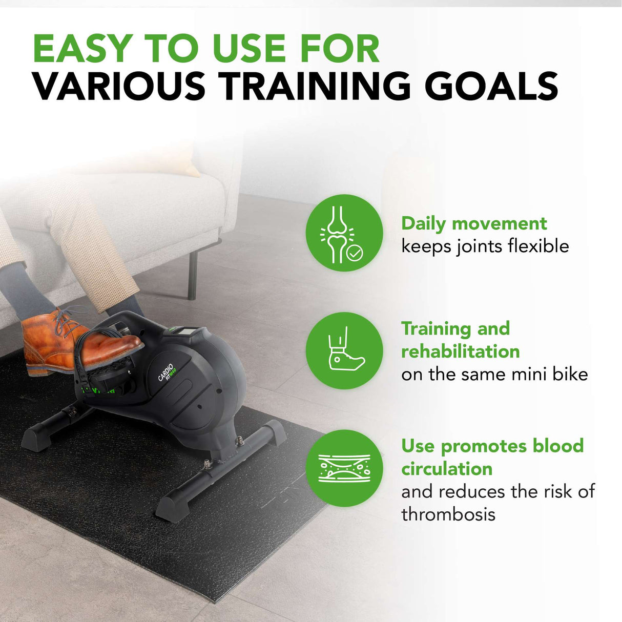 Minikuntopyörä TUNTURI Cardio Fit M40 Mini Bike