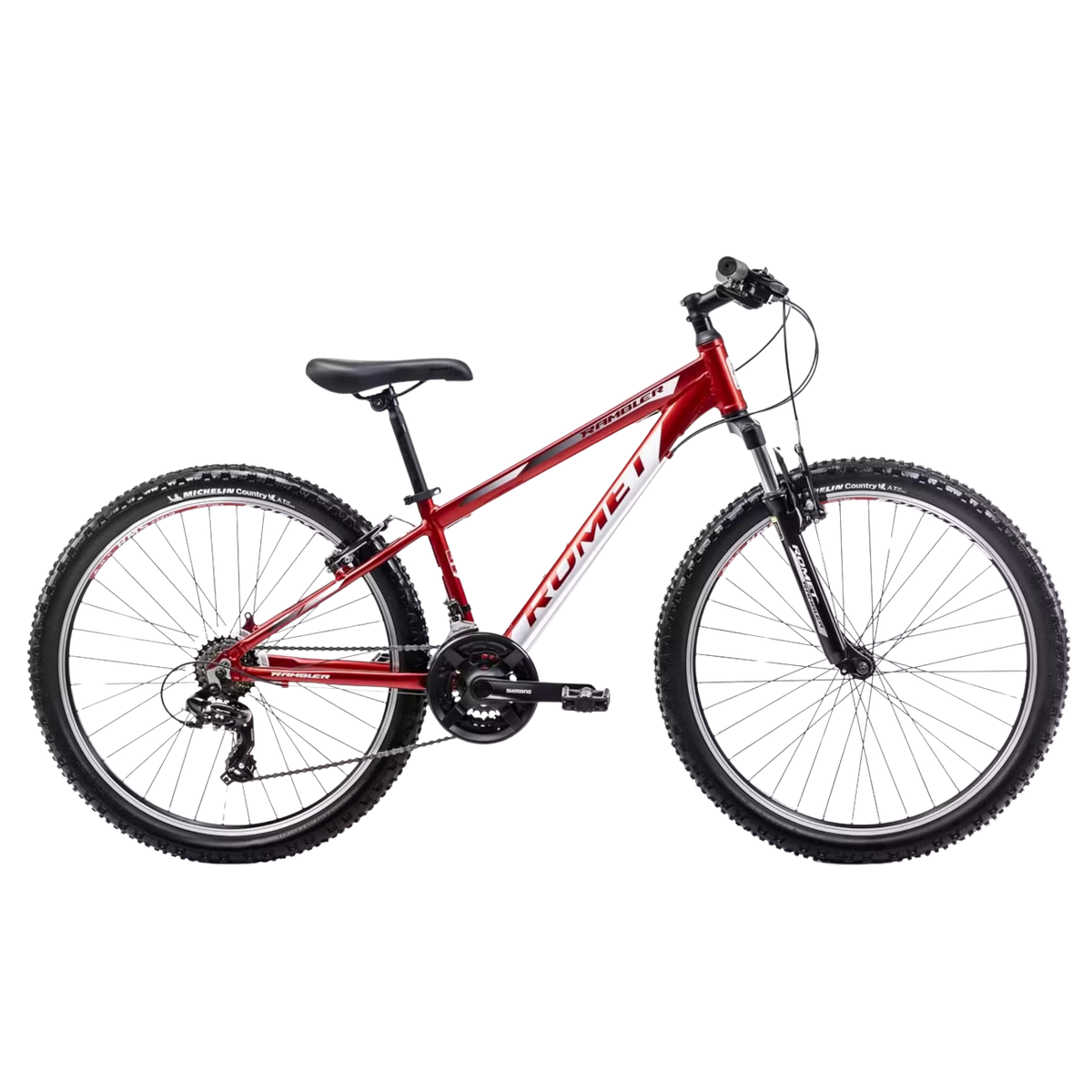 Ungdomscykel ROMET Rambler R6.1 (2024) 26" 14" S, röd-vit