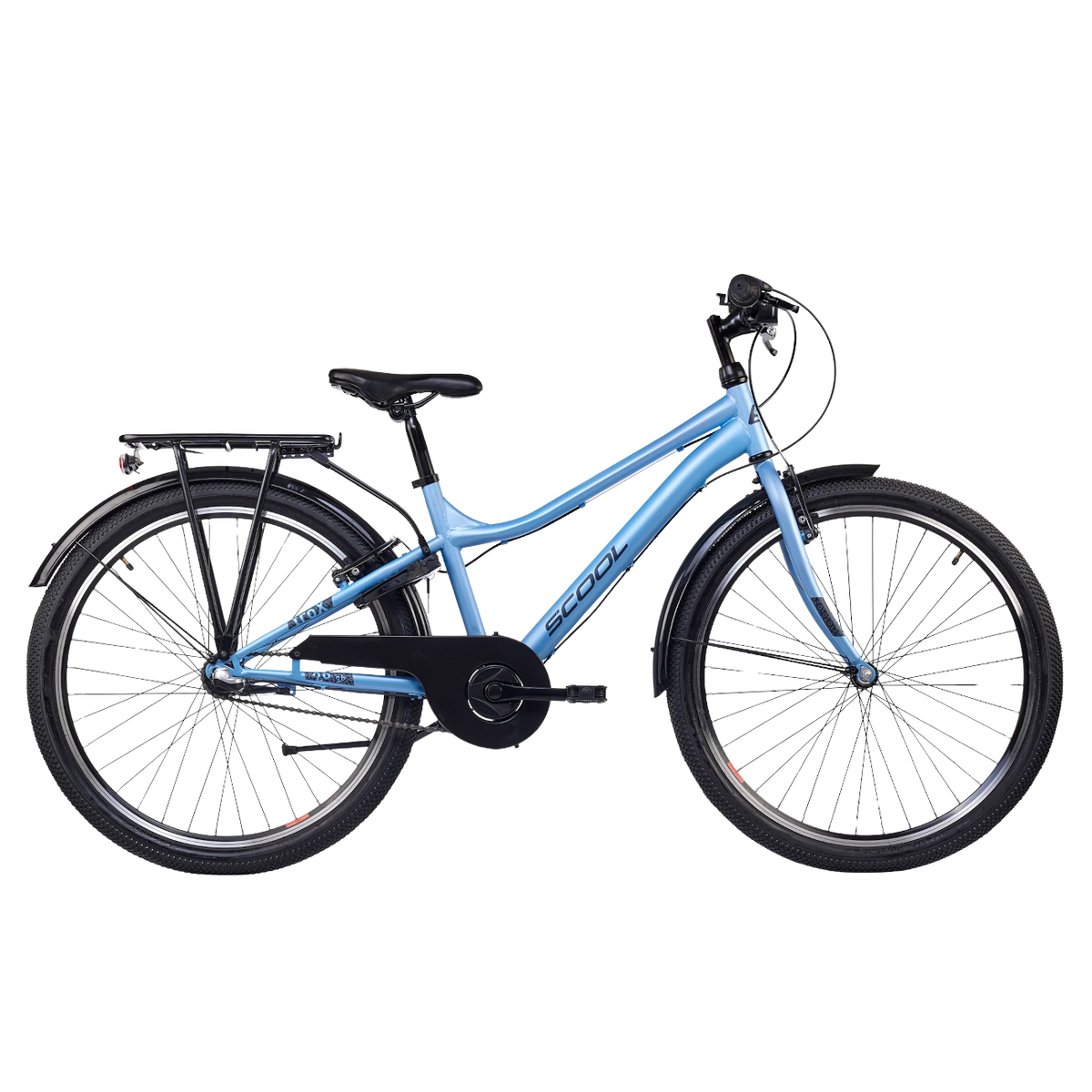 Ungdomscykel S'COOL troX, 26" Isblå/Mörkblå