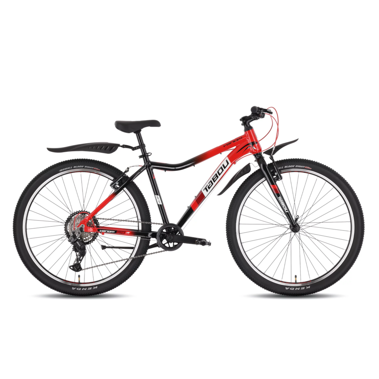 Barncykel TABOU Venom Lite, 27,5" 17" L, röd-svart
