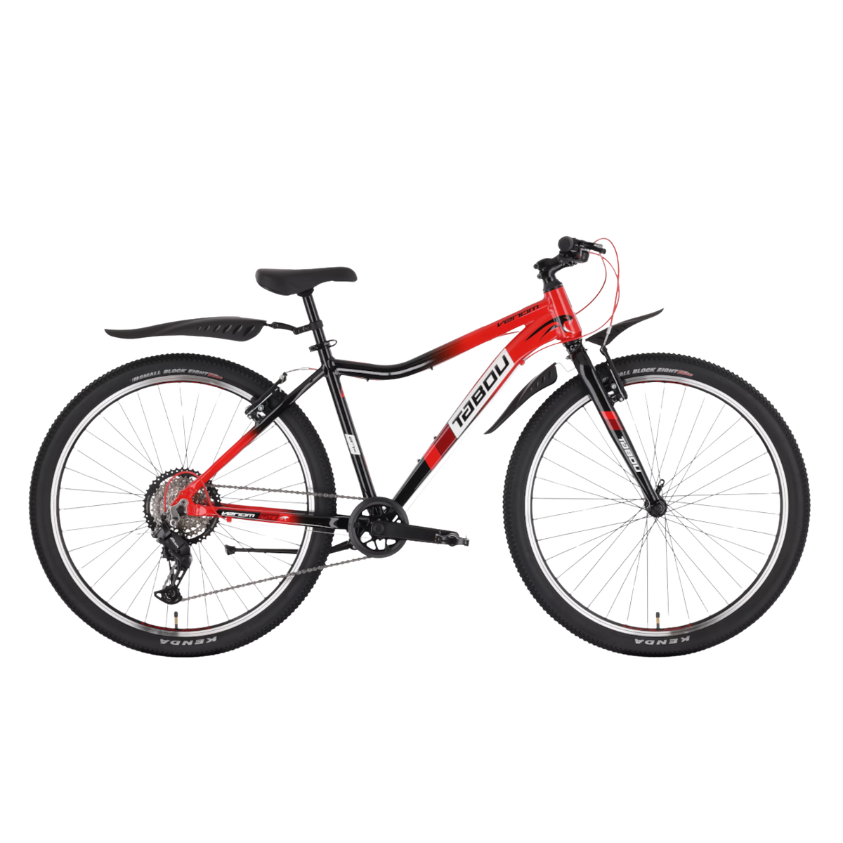 Barncykel TABOU Venom Lite, 27,5" 17" L, röd-svart