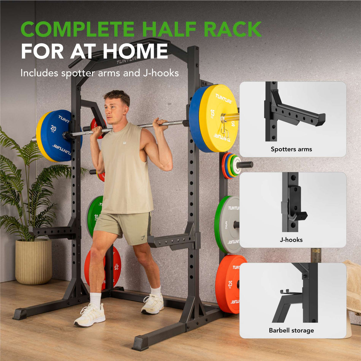 Half Rack TUNTURI HR60