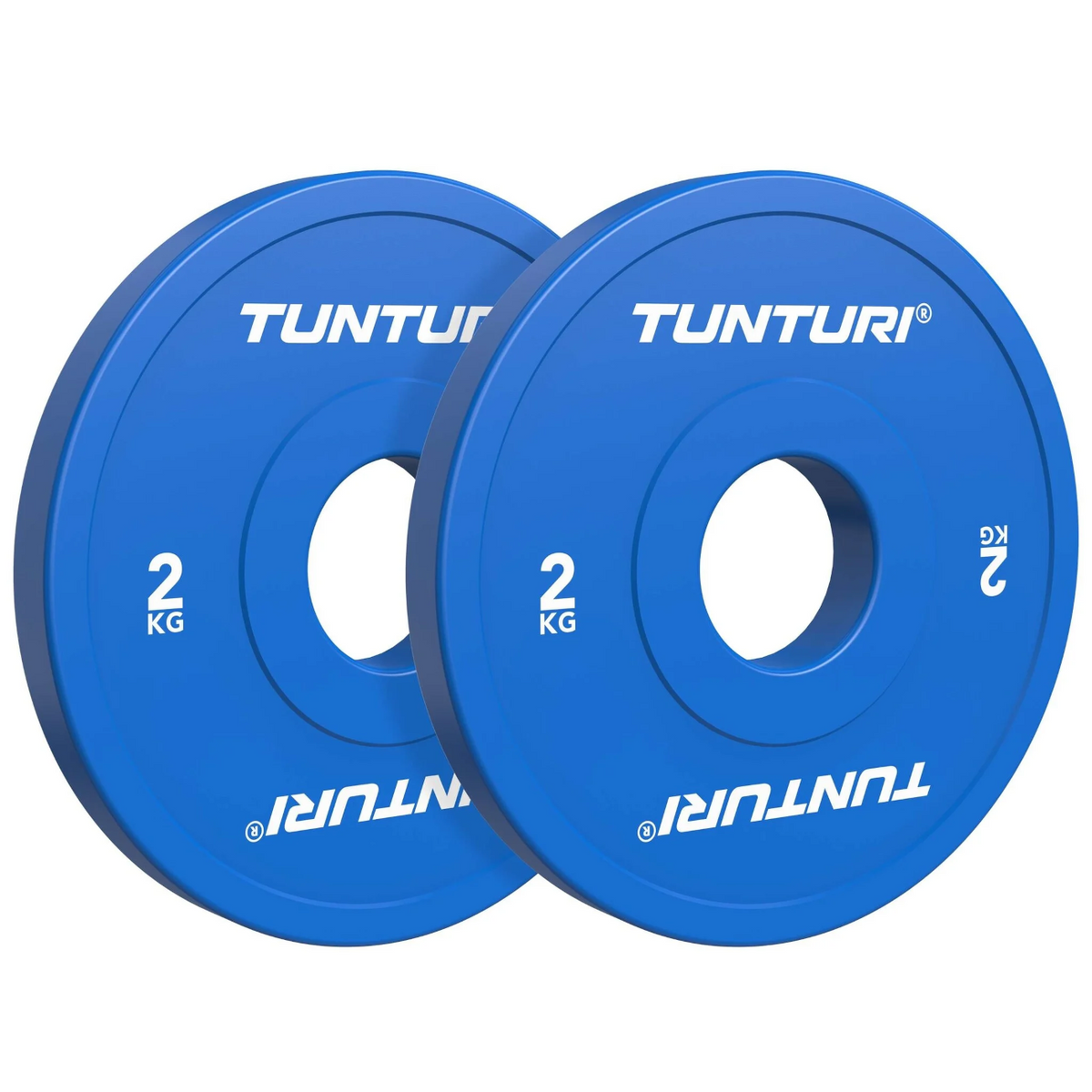 Viktskivor TUNTURI Platinum Fractional Plates, Blå, 50mm, 2 x 2 kg