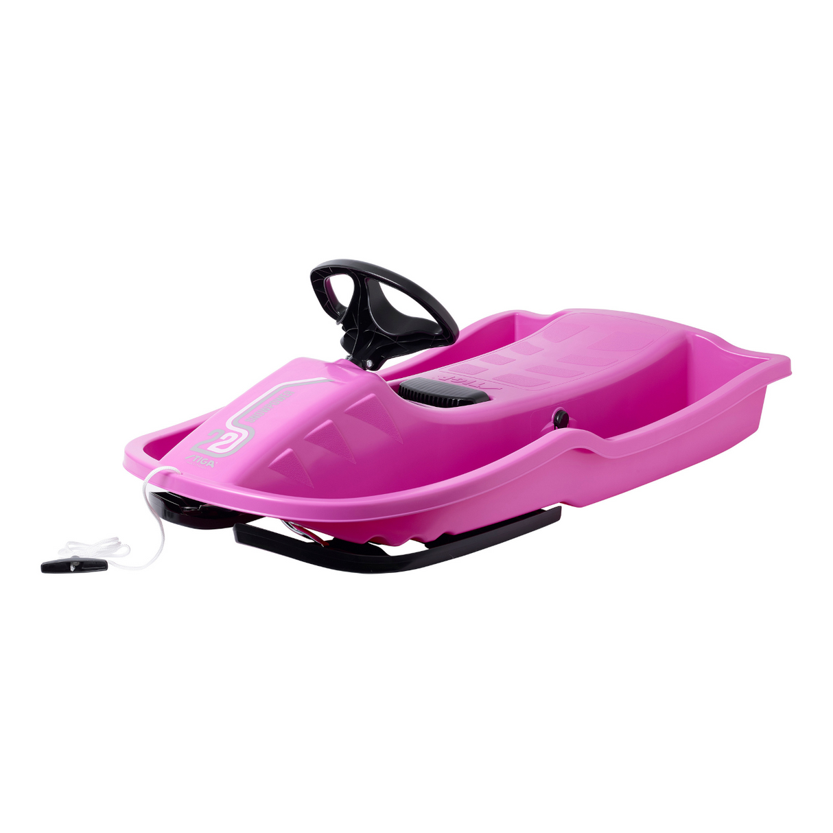 Styrkälke STIGA Snowpower, rosa
