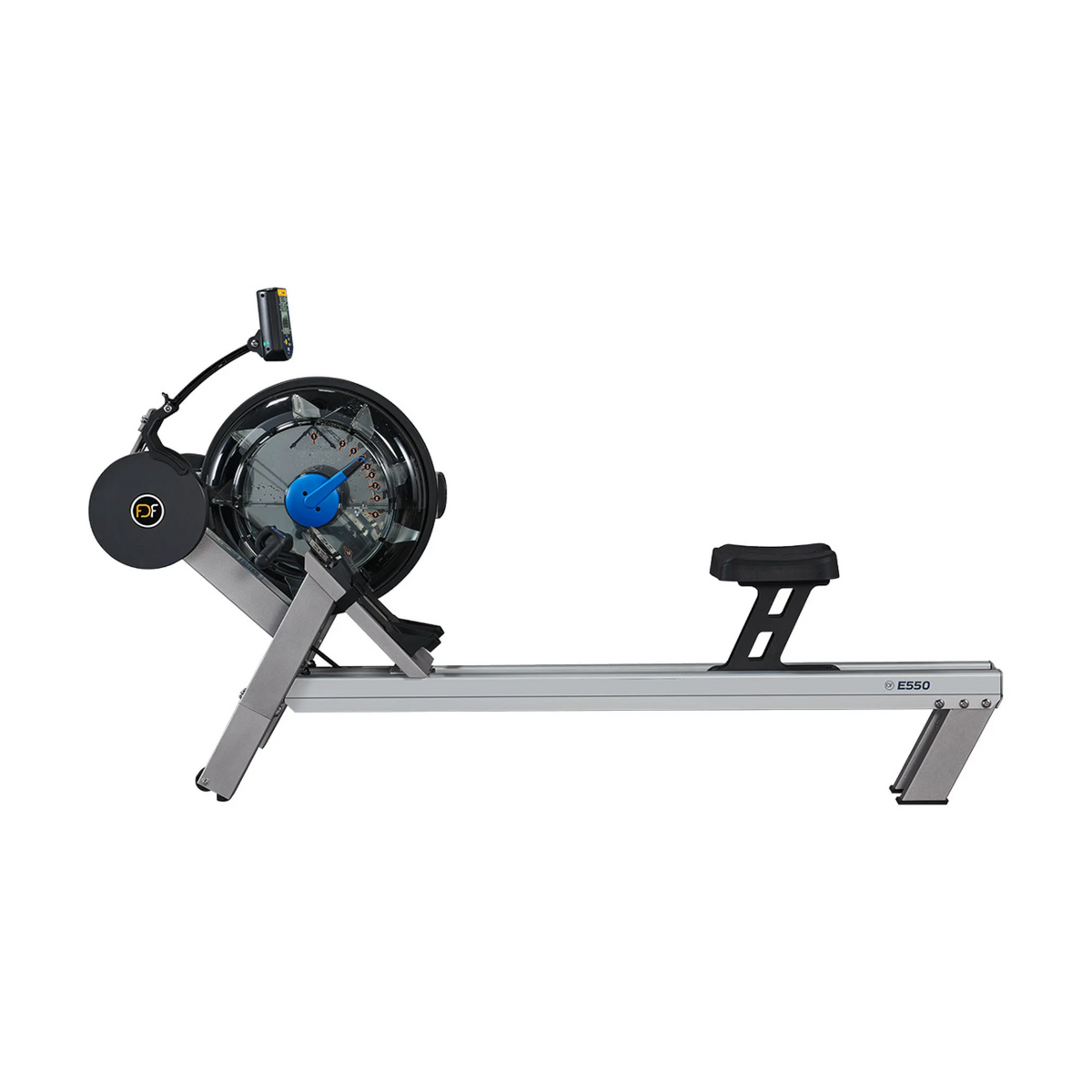 Roddmaskin TUNTURI Fluid Rower Evo E550 Side Tank Silver Bronze