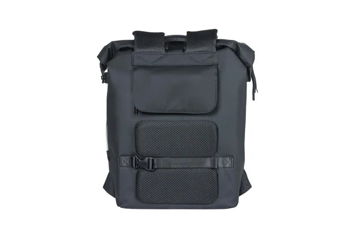 Basil SoHo Nordlicht LED -pyöräilyreppu, 17 L, musta