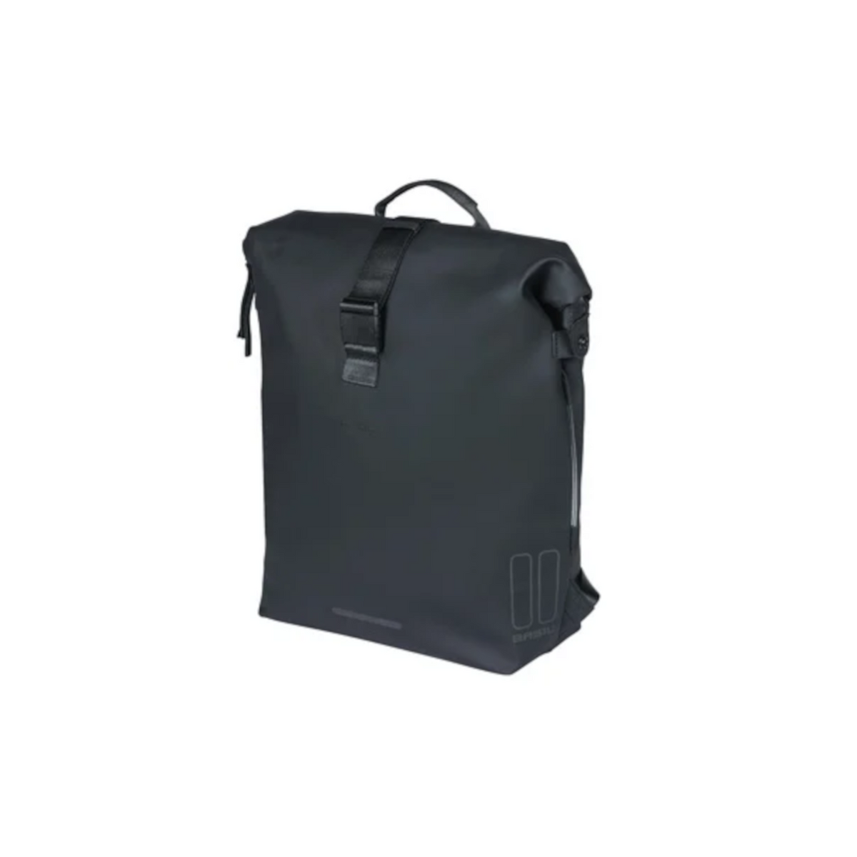 Basil SoHo Nordlicht LED -pyöräilyreppu, 17 L, musta