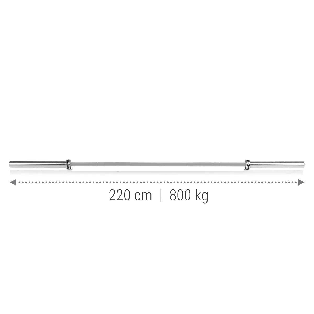 Lyftstång HAMMER Maximum PRO 800kg, 220cm, 50mm