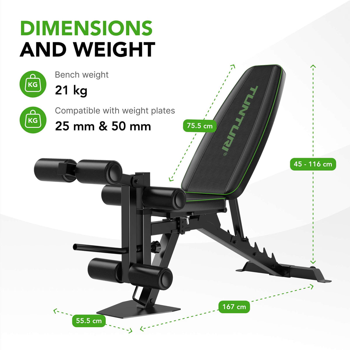 Treenipenkki TUNTURI UB60 Utility Bench