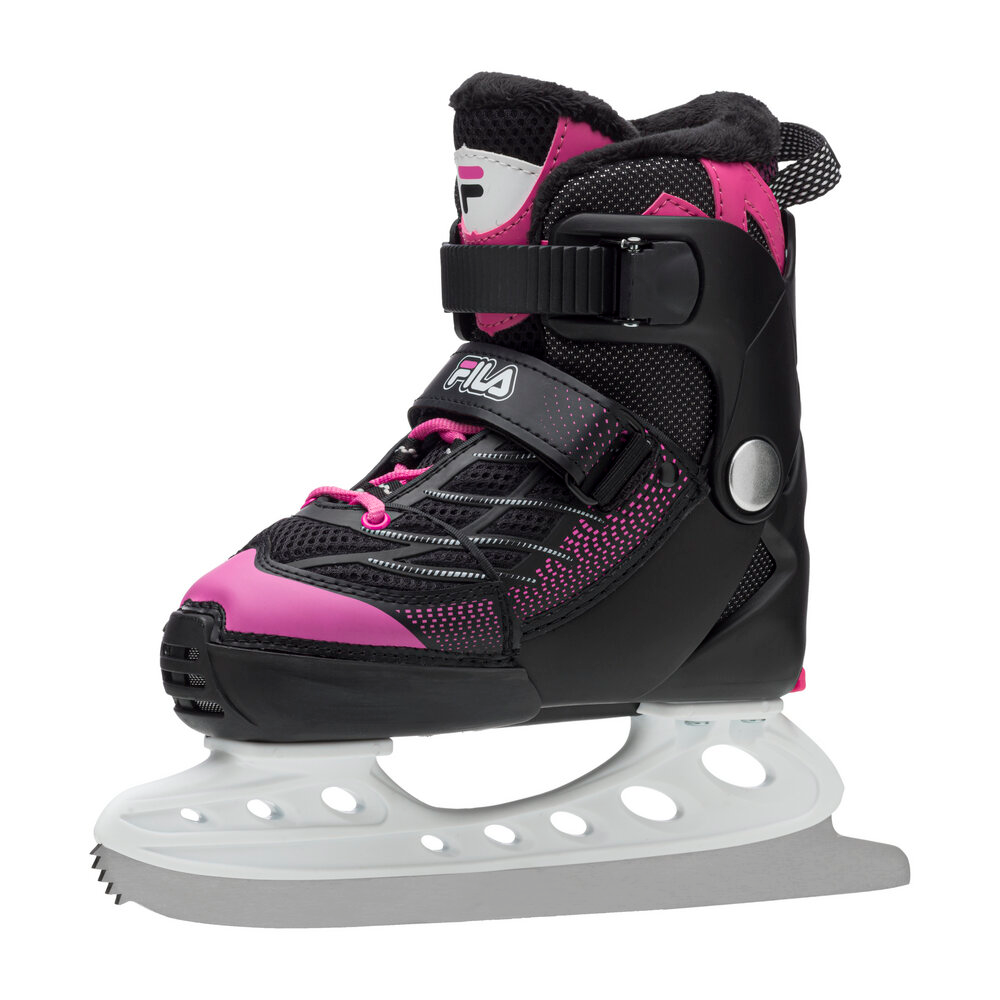 Barnhockeyrullskridskor FILA X-One Ice G Svart/Rosa