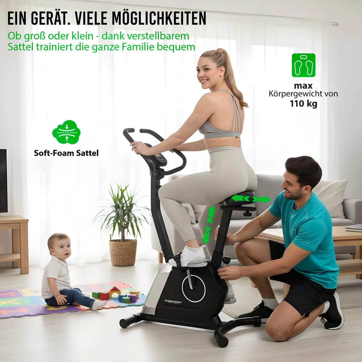 Kuntopyörä CHRISTOPEIT Active