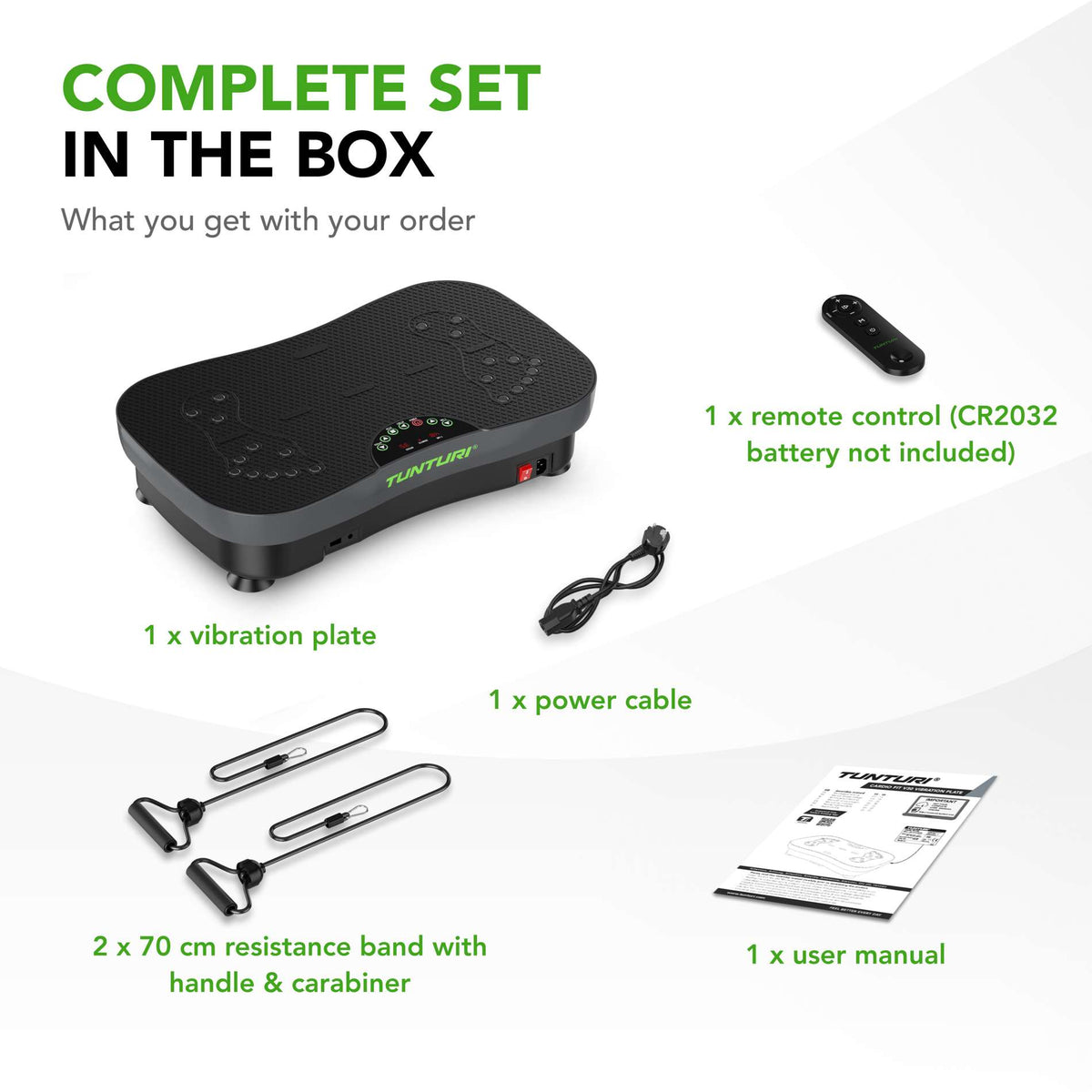 Vibrationsplatta TUNTURI Cardio Fit V30