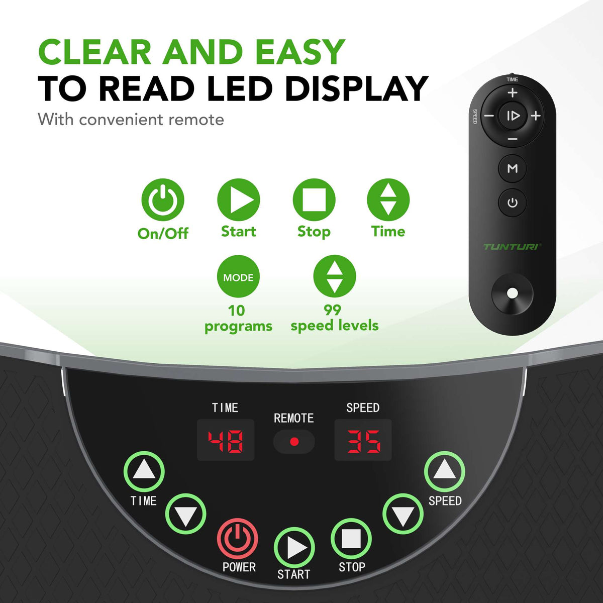 Vibrationsplatta TUNTURI Cardio Fit V30