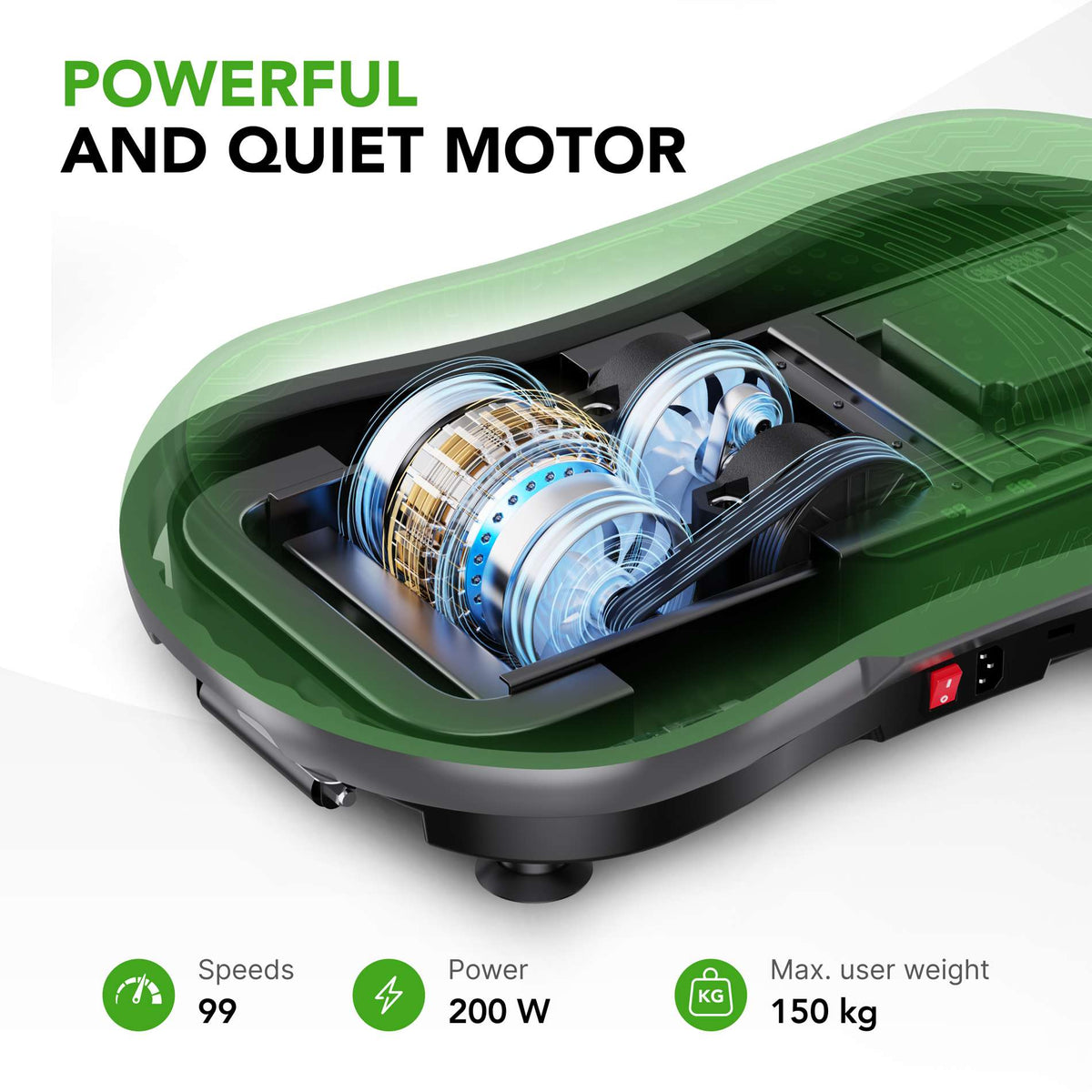 Vibrationsplatta TUNTURI Cardio Fit V40