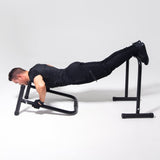 Parallette-punnerruskahvat Musta Sininen Punainen