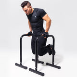 Parallette-punnerruskahvat Musta Sininen Punainen