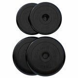 Viktskivor GUMMI Gjutjärn 2x10kg 2x5kg