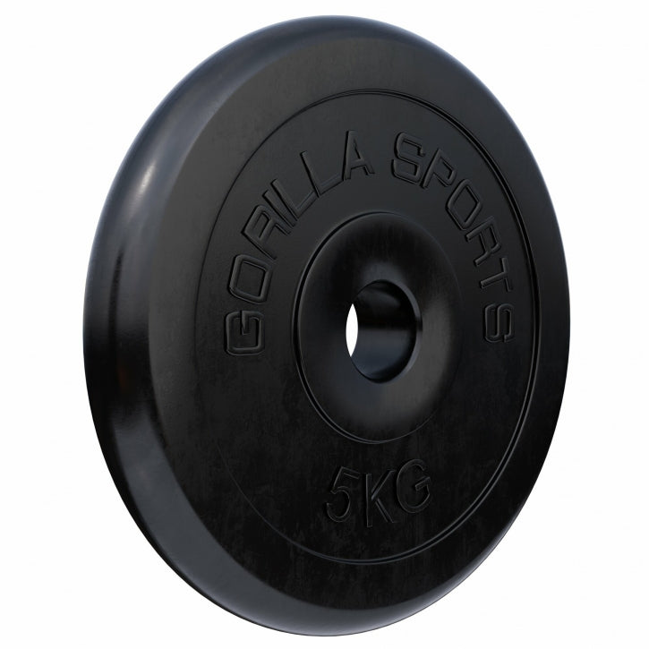 Viktskivor GUMMI Gjutjärn 1,25–25kg
