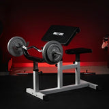 Bicepscurlbänk Z Stång Viktskivor Totalt 40kg