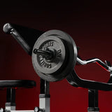 Bicepscurlbänk Z Stång Viktskivor Totalt 40kg