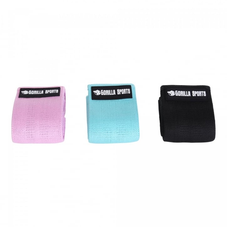 Mini Glute Band -paketti 65 cm 75 cm 85 cm