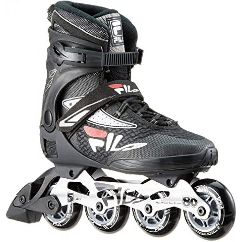 Rullskridskor LEGACY PRO 80, svart-röd-grå