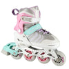4in1 (rullaluistimet) NILS EXTREME NH18192, pinkki-minttu, L