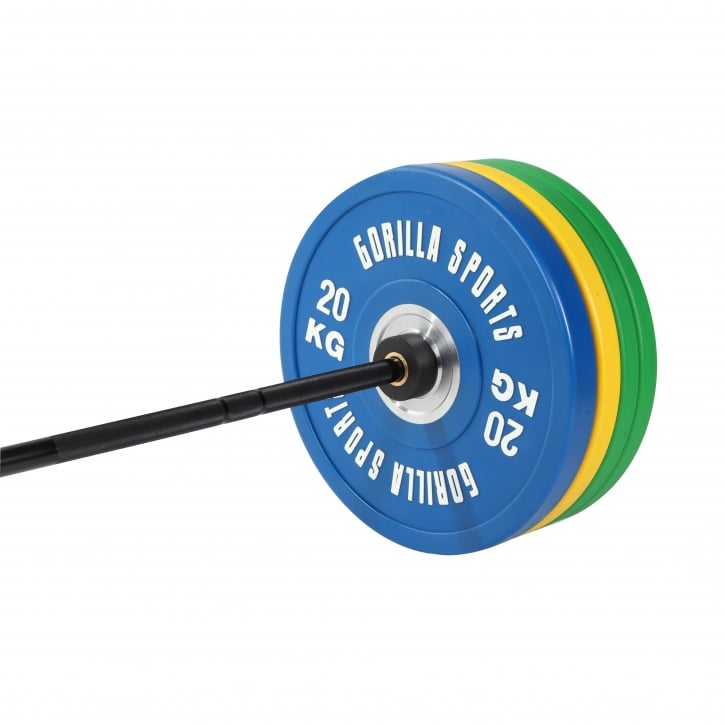 Skivstångspaket Bumper COLOR 140kg